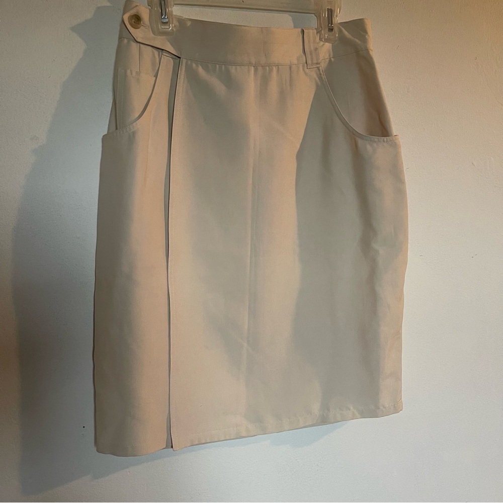 Vintage August Silk high waisted skirt